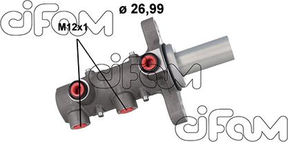 Cifam 202-1168 - Cilindro maestro del freno autozon.pro