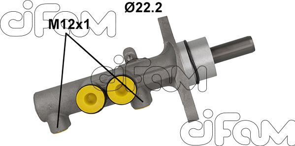 Cifam 202-1186 - Cilindro maestro del freno autozon.pro