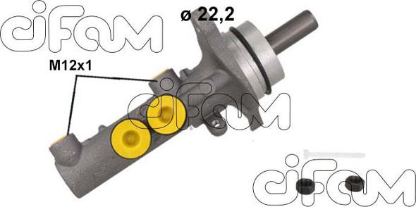 Cifam 202-1253 - Cilindro maestro del freno autozon.pro