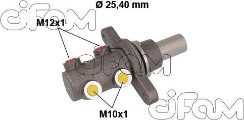 Cifam 202-868 - Cilindro maestro del freno autozon.pro