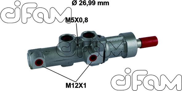 Cifam 202-867 - Cilindro maestro del freno autozon.pro