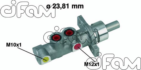 Cifam 202-358 - Cilindro maestro del freno autozon.pro