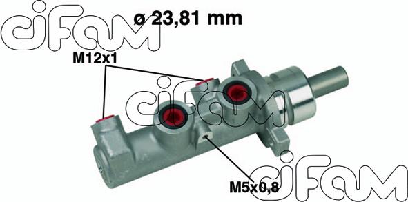 Cifam 202-317 - Cilindro maestro del freno autozon.pro