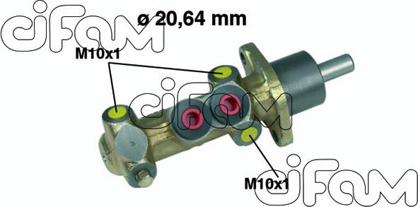 Cifam 202-216 - Cilindro maestro del freno autozon.pro