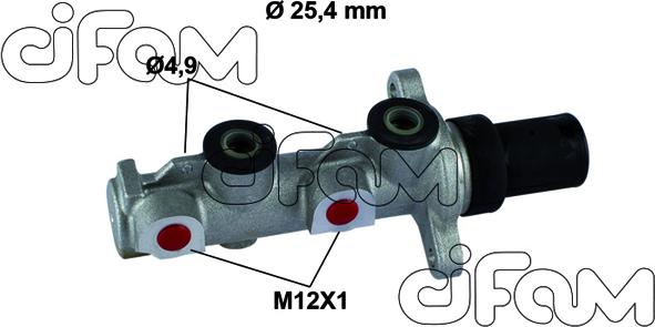 Cifam 202-797 - Cilindro maestro del freno autozon.pro