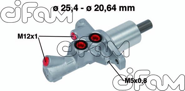 Cifam 202-748 - Cilindro maestro del freno autozon.pro