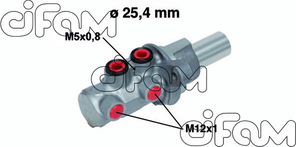 Cifam 202-754 - Cilindro maestro del freno autozon.pro