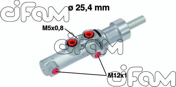 Cifam 202-752 - Cilindro maestro del freno autozon.pro