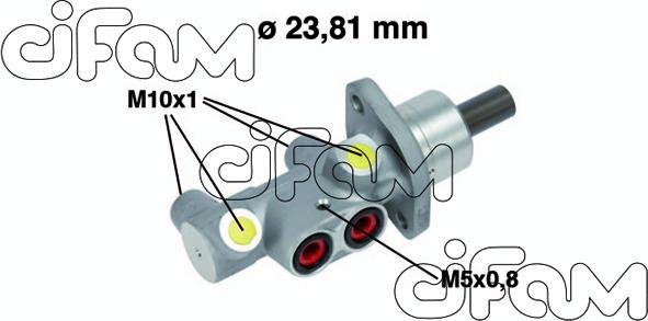 Cifam 202-704 - Cilindro maestro del freno autozon.pro