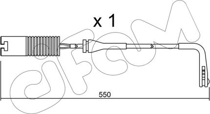 Cifam SU.092 - Contatto segnalazione, Usura past. freno / mat. d'attrito autozon.pro