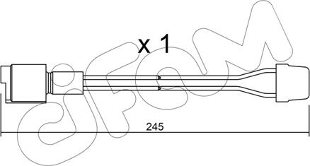 Cifam SU.072 - Contatto segnalazione, Usura past. freno / mat. d'attrito autozon.pro