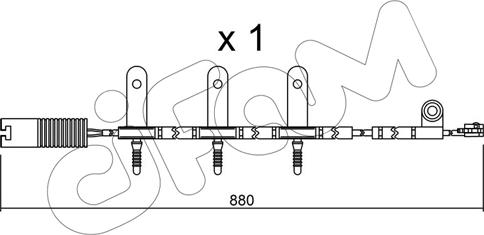 Cifam SU.149 - Contatto segnalazione, Usura past. freno / mat. d'attrito autozon.pro