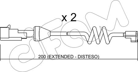 Cifam SU.165K - Contatto segnalazione, Usura past. freno / mat. d'attrito autozon.pro
