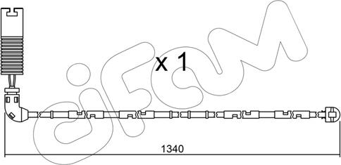 Cifam SU.113 - Contatto segnalazione, Usura past. freno / mat. d'attrito autozon.pro