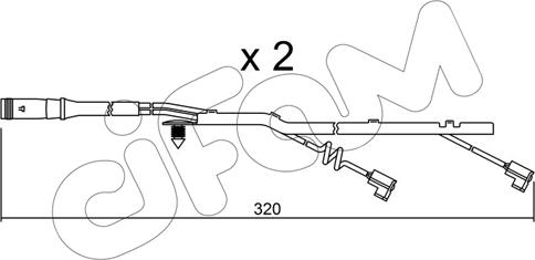 Cifam SU.185K - Contatto segnalazione, Usura past. freno / mat. d'attrito autozon.pro