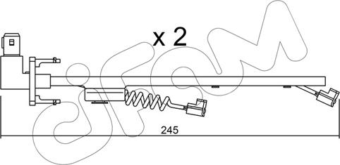 Cifam SU.183K - Contatto segnalazione, Usura past. freno / mat. d'attrito autozon.pro