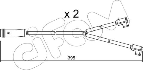 Cifam SU.174K - Contatto segnalazione, Usura past. freno / mat. d'attrito autozon.pro
