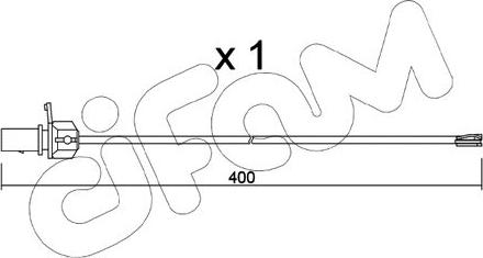 Cifam SU.347 - Contatto segnalazione, Usura past. freno / mat. d'attrito autozon.pro