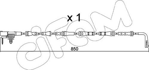 Cifam SU.352 - Contatto segnalazione, Usura past. freno / mat. d'attrito autozon.pro