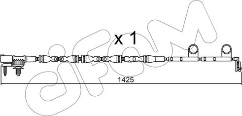 Cifam SU.316 - Contatto segnalazione, Usura past. freno / mat. d'attrito autozon.pro
