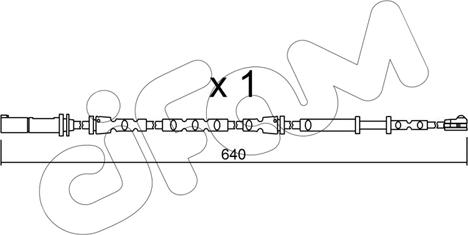 Cifam SU.312 - Contatto segnalazione, Usura past. freno / mat. d'attrito autozon.pro
