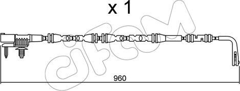 Cifam SU.317 - Contatto segnalazione, Usura past. freno / mat. d'attrito autozon.pro