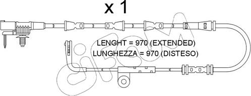Cifam SU.388 - Contatto segnalazione, Usura past. freno / mat. d'attrito autozon.pro