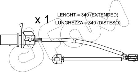 Cifam SU.295 - Contatto segnalazione, Usura past. freno / mat. d'attrito autozon.pro