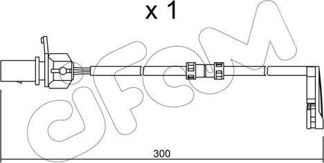 Cifam SU.292 - Contatto segnalazione, Usura past. freno / mat. d'attrito autozon.pro