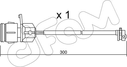 Cifam SU.249 - Contatto segnalazione, Usura past. freno / mat. d'attrito autozon.pro