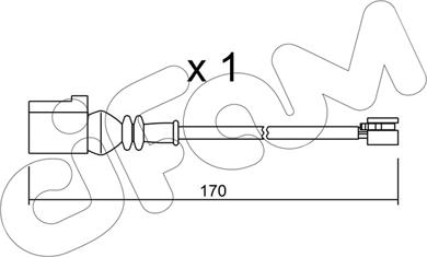 Cifam SU.289 - Contatto segnalazione, Usura past. freno / mat. d'attrito autozon.pro