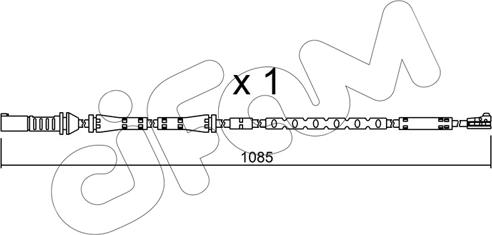 Cifam SU.284 - Contatto segnalazione, Usura past. freno / mat. d'attrito autozon.pro