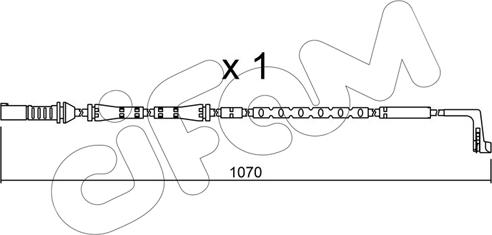 Cifam SU.285 - Contatto segnalazione, Usura past. freno / mat. d'attrito autozon.pro