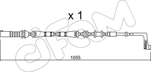 Cifam SU.283 - Contatto segnalazione, Usura past. freno / mat. d'attrito autozon.pro