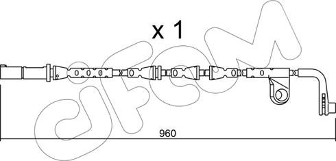 Cifam SU.220 - Contatto segnalazione, Usura past. freno / mat. d'attrito autozon.pro