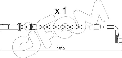 Cifam SU.221 - Contatto segnalazione, Usura past. freno / mat. d'attrito autozon.pro