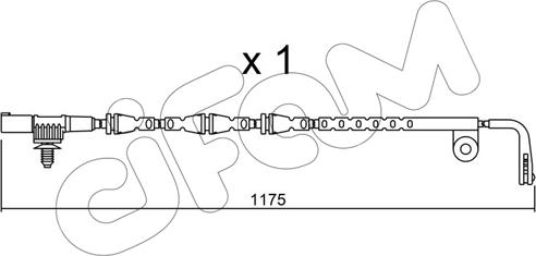 Cifam SU.228 - Contatto segnalazione, Usura past. freno / mat. d'attrito autozon.pro
