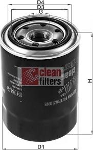 Clean Filters DF 863/A - Filtro olio autozon.pro