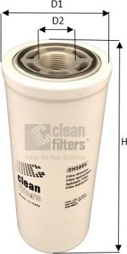 Clean Filters DH5805 - Filtro, Sistema idraulico di lavoro autozon.pro