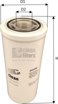 Clean Filters DH5806 - Filtro, Sistema idraulico di lavoro autozon.pro