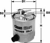 Clean Filters DN1988 - Filtro carburante autozon.pro