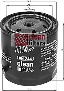 Clean Filters DN 244 - Filtro carburante autozon.pro