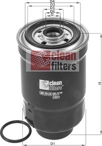 Clean Filters DN 251/A - Filtro carburante autozon.pro