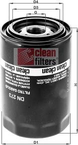 Clean Filters DN 273 - Filtro carburante autozon.pro