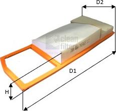 Clean Filters MA3465 - Filtro aria autozon.pro
