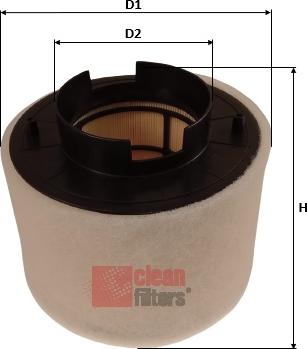 Clean Filters MA3487 - Filtro aria autozon.pro