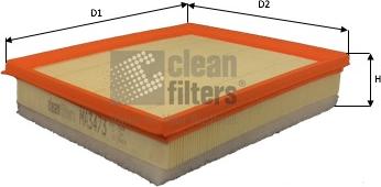 Clean Filters MA3473 - Filtro aria autozon.pro