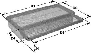 Clean Filters MA3106 - Filtro aria autozon.pro