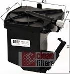 Clean Filters MGC1683 - Filtro carburante autozon.pro