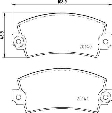 Cobreq N-402 - Kit pastiglie freno, Freno a disco autozon.pro